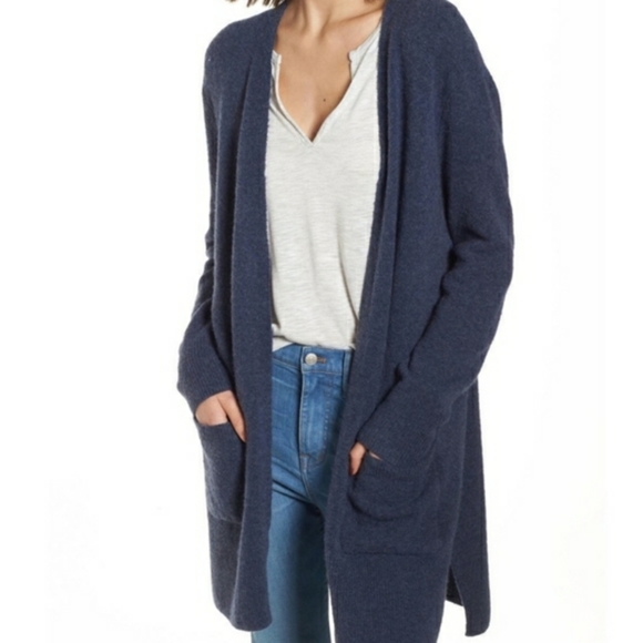 Madewell Sweaters - 🎉Madewell Kent Navy Coziest Yarn Merino Cardigan